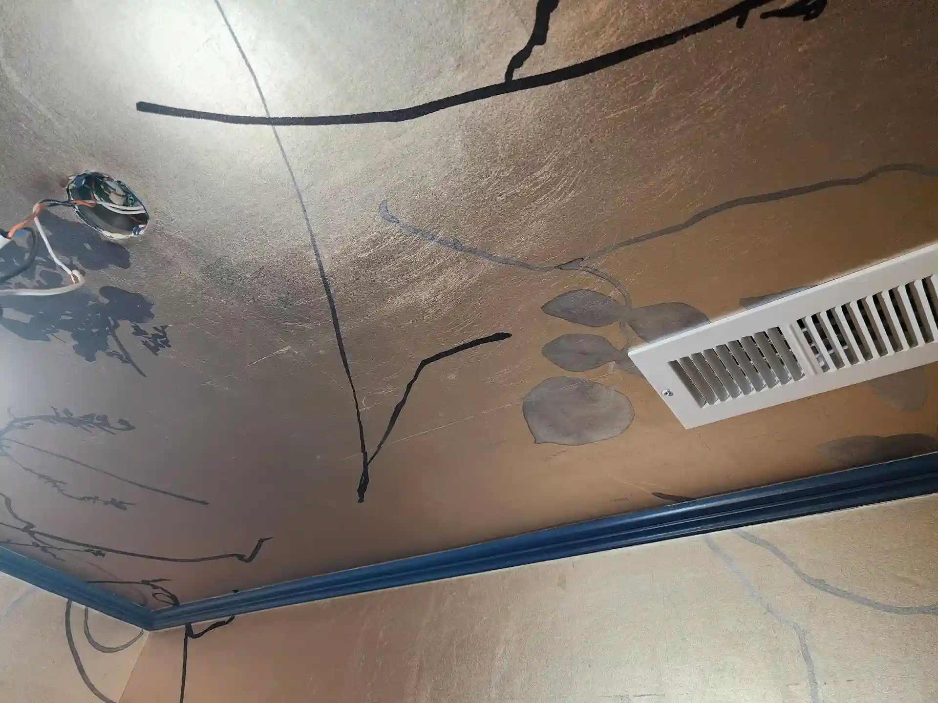 Working with premium wallpaper materials in Rosemont, Orlando