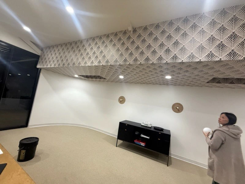 Wallpaper installation project in Winter Garden, FL